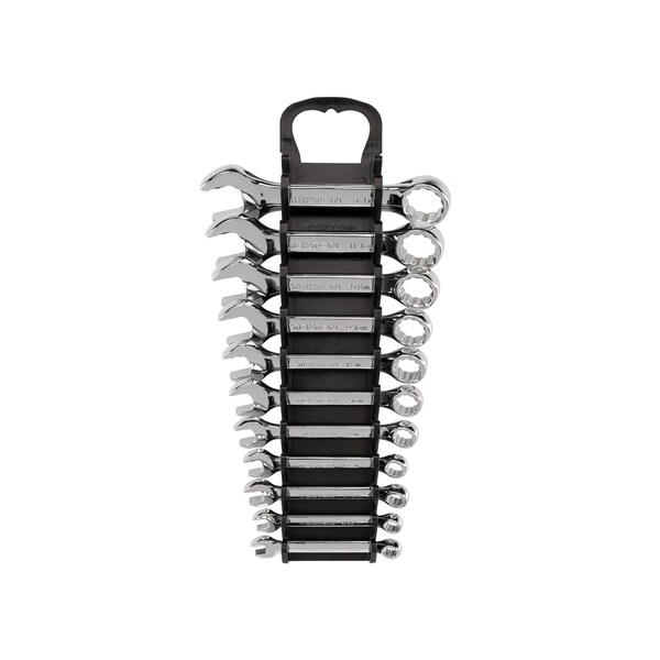 Stubby Combination Wrench Set with Holder, 11-Piece (1/4 - 3/4 in.)